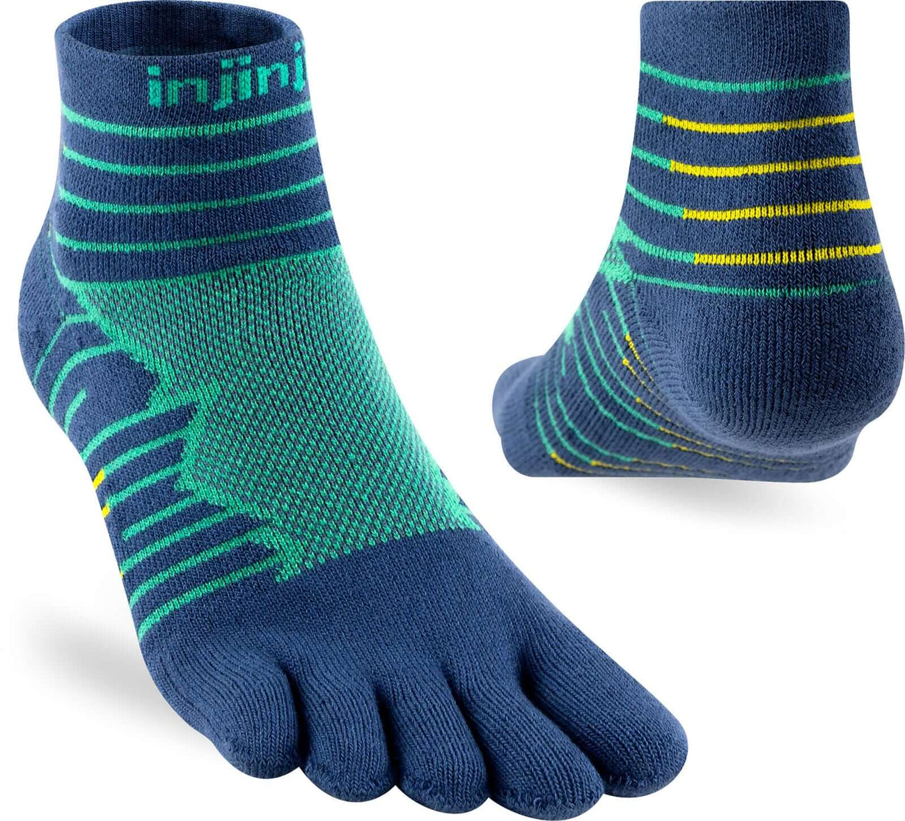 InjinjiTeensokkenUltraRunMiniCrewCoolmaxUnisexIS40113060Bleu__2