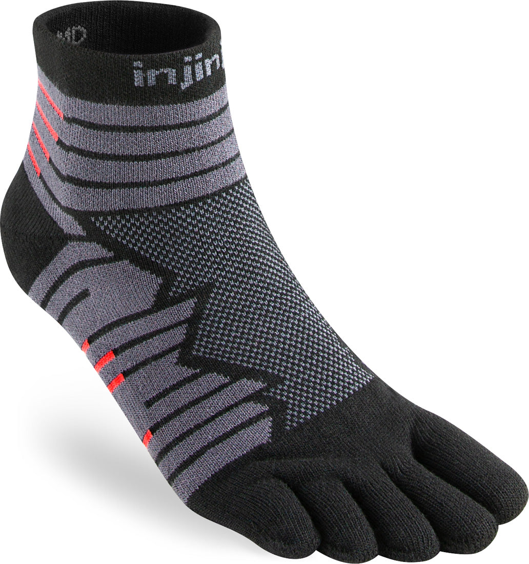 InjinjiTeensokkenUltraRunMiniCrewCoolmaxUnisexIS401130onyx__1