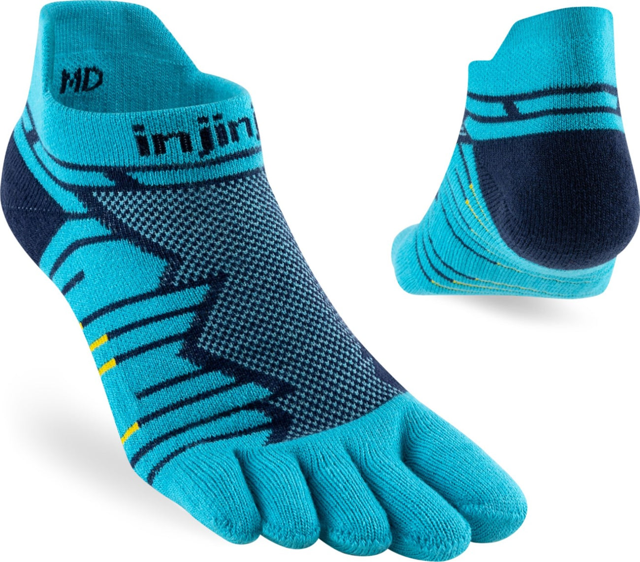 InjinjiTeensokkenUltraRunNoShowCoolmaxUnisexIS40111060Bleu__2