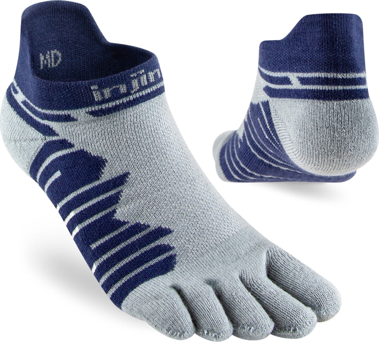 Injinji Teensokken Ultra Run No Show Coolmax Unisex IS401110 cobalt