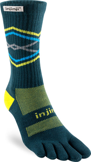 Injinji Trail Midweight Crew Coolmax 213170 60 Bleu