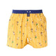 McAlson Boxershort met binnenbroek American Football yellow M5267 met gele kleur en football print.