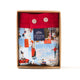 McAlson Boxershort met binnenbroek Après-ski light blue & red M5259 verpakt in een doos met skitafereelprint.