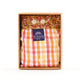 Mc Alson Boxershort met binnenbroek Checked Red, Yellow & Orange M5308 rood in stijlvolle verpakking.