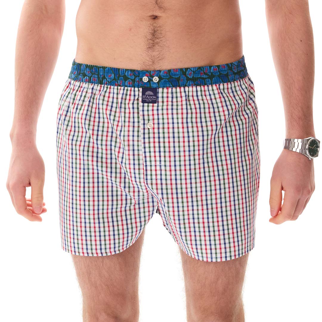 McAlsonBoxershortmetbinnenbroekCheckerblueredgreenM5401blauw__2