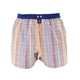 Mc Alson Boxershort met binnenbroek Checkered Multicolour M5329 multicolor - kleurrijke ruitjes boxershort met blauwe boord