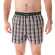 McAlson boxershort in ruitjesprint met donkergroene boord voor stijl en comfort, model M5225.
