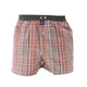 McAlson boxershort met ruitjesprint in multicolour met groene boord en stipjes voor stijl en comfort.