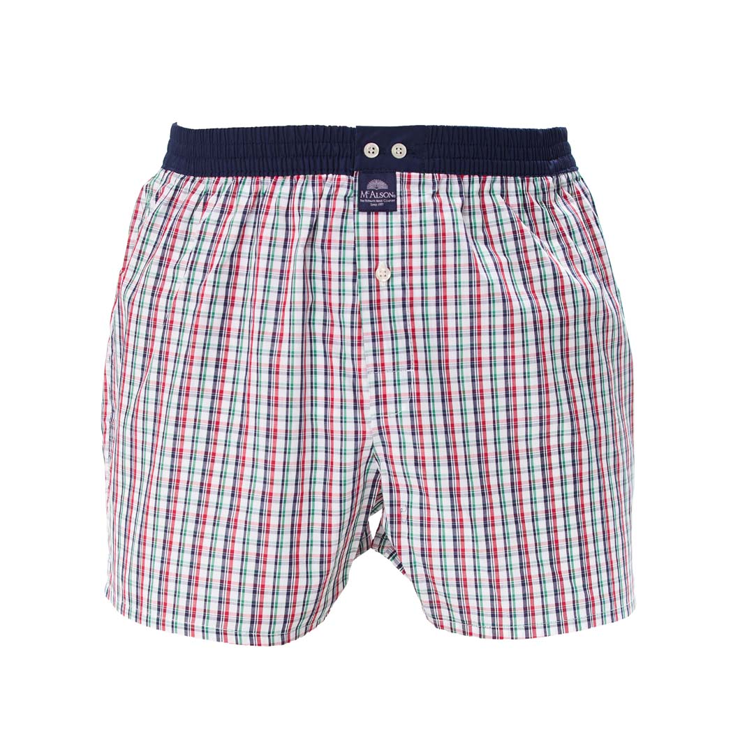 McAlsonBoxershortmetbinnenbroekCheckerednavyenwhiteM5407blauw__4