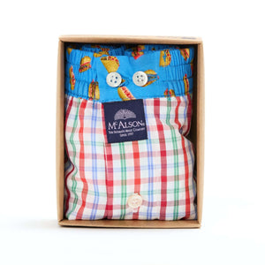 McAlsonBoxershortmetbinnenbroekCheckeredredenblueM5405blauw__1