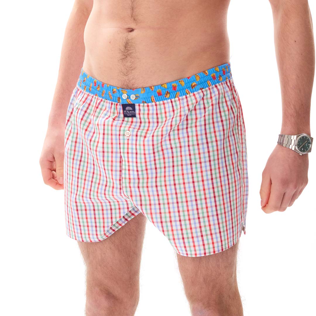 McAlsonBoxershortmetbinnenbroekCheckeredredenblueM5405blauw__3