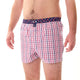 McAlson checkered boxershort in red and navy, featuring a comfortable fit and stylish design for men.