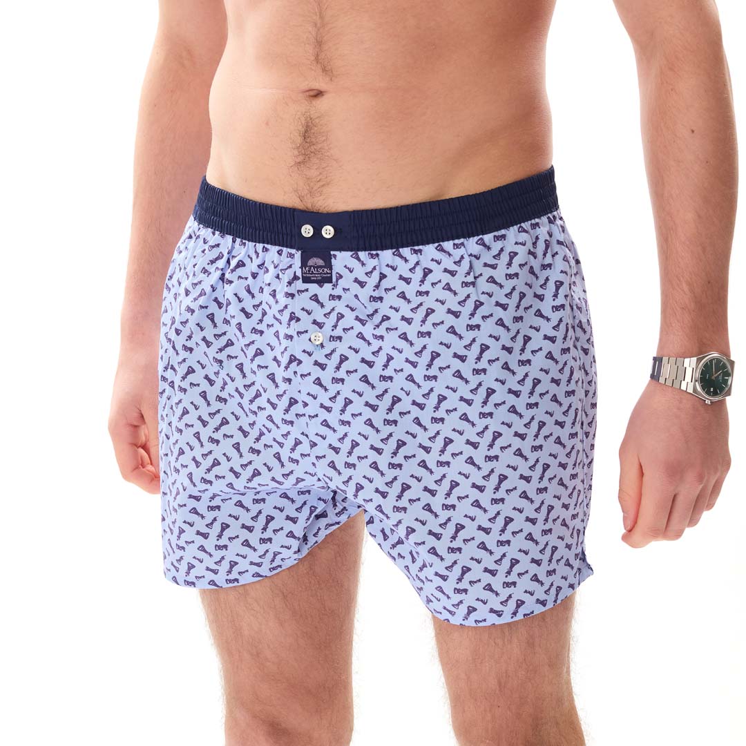 McAlsonBoxershortmetbinnenbroekChessnavyenblueM5450blauw__3