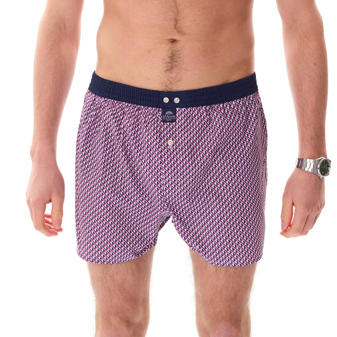 McAlsonBoxershortmetbinnenbroekGeometricpinkennavyM5441donkerblauw__2