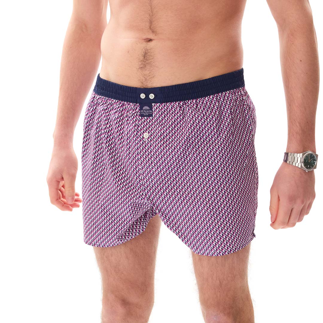 McAlsonBoxershortmetbinnenbroekGeometricpinkennavyM5441donkerblauw__3