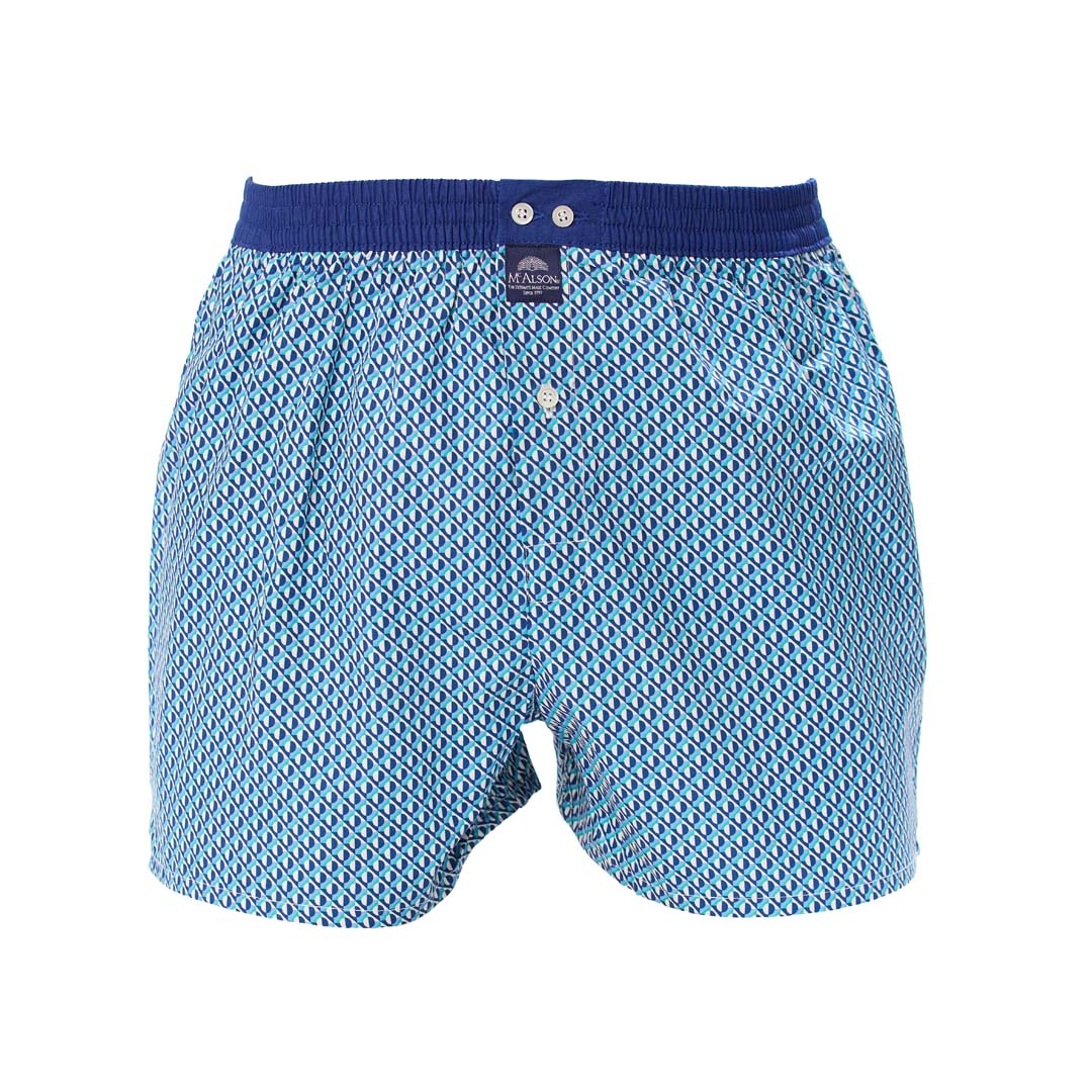 McAlsonBoxershortmetbinnenbroekGeometricturquoiseM5440donkerblauw__4