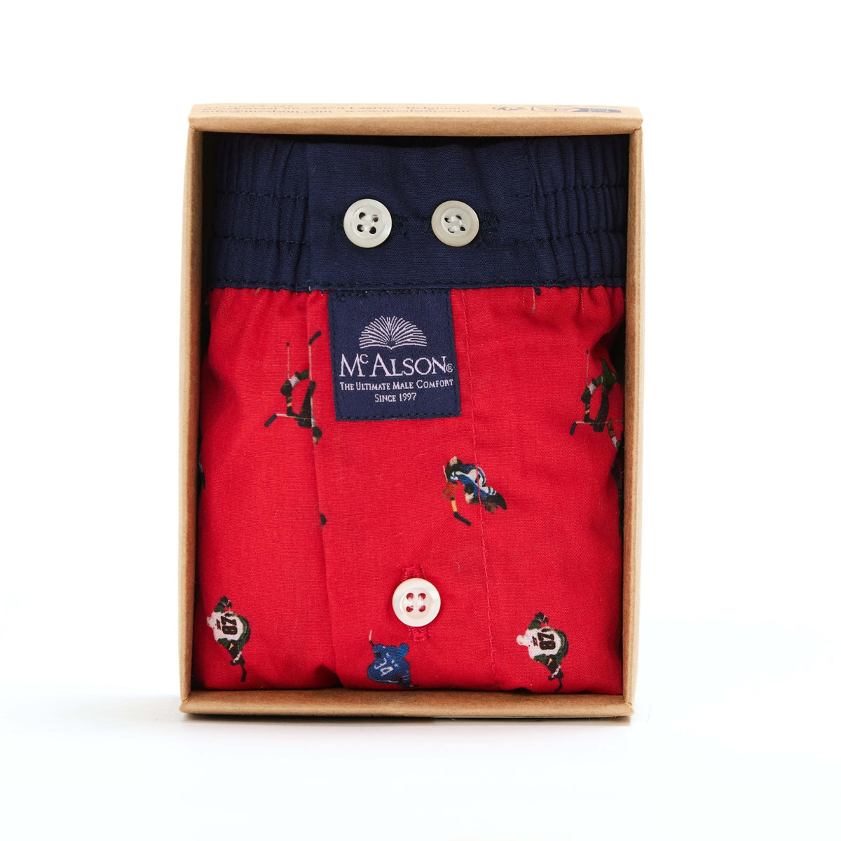 McAlsonBoxershortmetbinnenbroekIceHockeyredM5434rood__1
