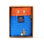 McAlson Boxershort met binnenbroek King's Guard blue M5269 in cadeauverpakking met oranje boord en Kings Guardprint.