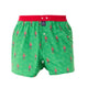 McAlson Boxershort met binnenbroek King's Guard green M5268 met patroon en rode boord.