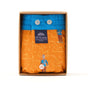 McAlson Boxershort met binnenbroek King's Guard orange M5270 in verpakking met oranje en blauwe kleuren.