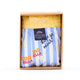 Mc Alson Boxershort met binnenbroek La Dolce Vita Light Blue M5352 blauw verpakking met Italiaanse print
