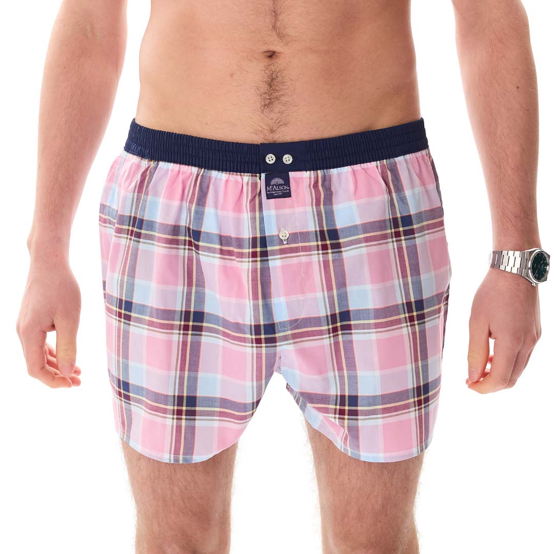 McAlsonBoxershortmetbinnenbroekMadrasblueenpinkM5432donkerblauw__2