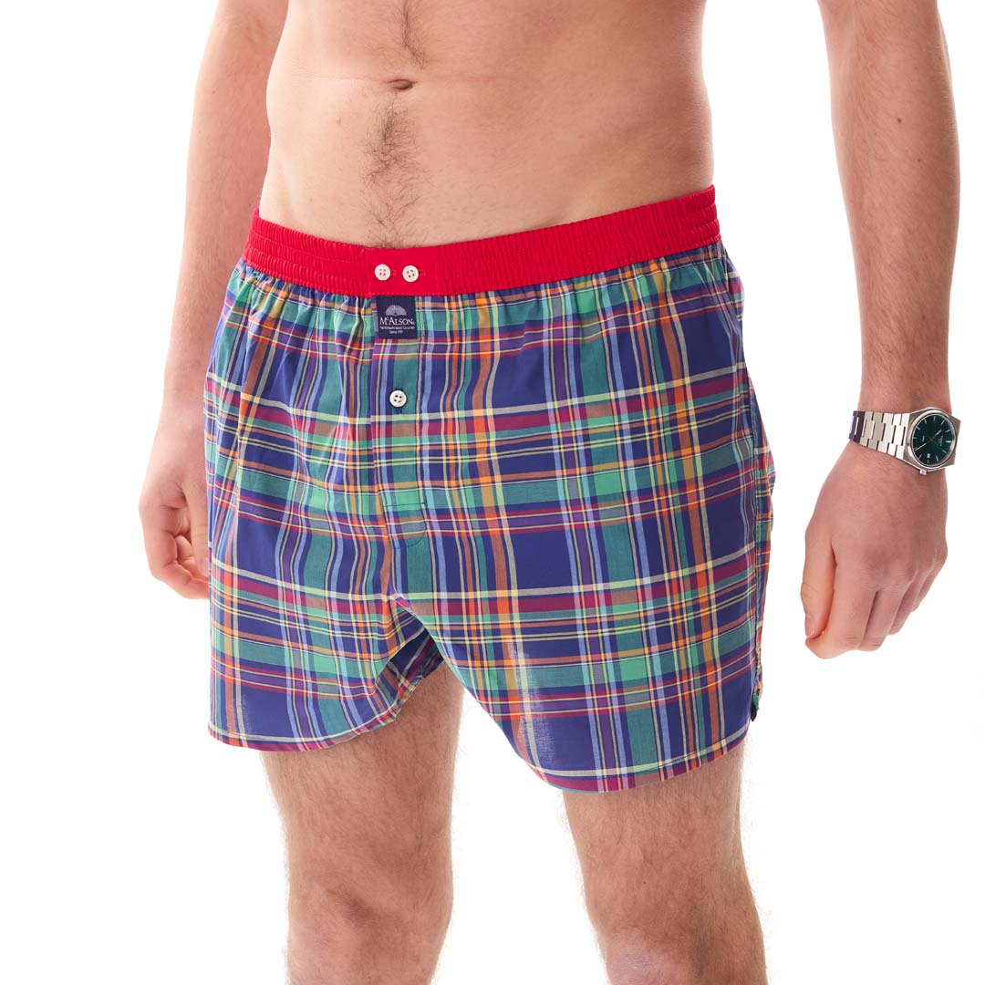 McAlsonBoxershortmetbinnenbroekMadrasgreenenredM5430rood__3