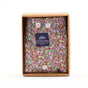 Mc Alson Boxershort met binnenbroek Meadow Flowers Blue & Green M5366 blauw in verpakking met bloemetjesprint.