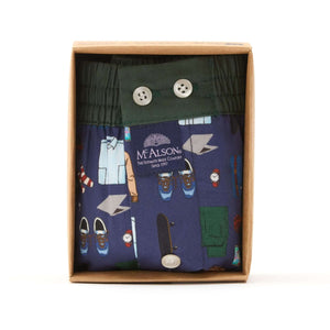 McAlson Boxershort met binnenbroek Modern Man Essentials navy M5256 in verpakking