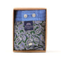 McAlson Boxershort met binnenbroek Paisley dark green & navy M5246 in geschenkverpakking met paisleyprint.