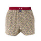 Gele paisley boxershort met donkerrode boord, stijlvol en comfortabel, met inside support systeem.