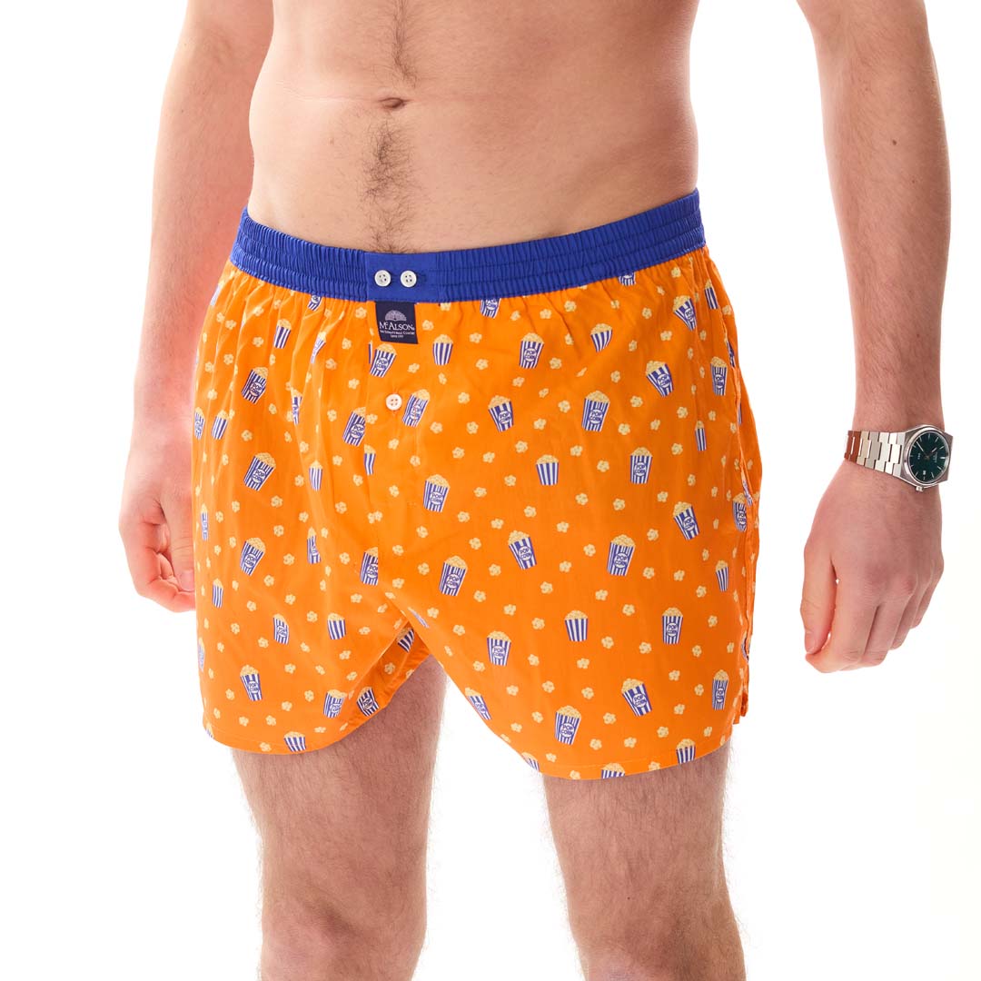 McAlsonBoxershortmetbinnenbroekPopCornorangeM5466oranje__3