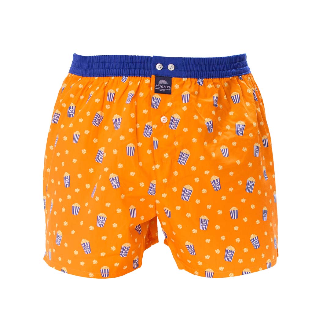 McAlsonBoxershortmetbinnenbroekPopCornorangeM5466oranje__4