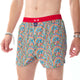McAlson Boxershort met binnenbroek Psychedelic Red M5152