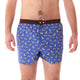 McAlson boxershort met Sint Bernhardprint in blauw en bruin, stijlvol en comfortabel, perfecte pasvorm