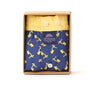 McAlson boxershort scooterprint geel en blauw, comfortabele pasvorm in geschenkdoos.