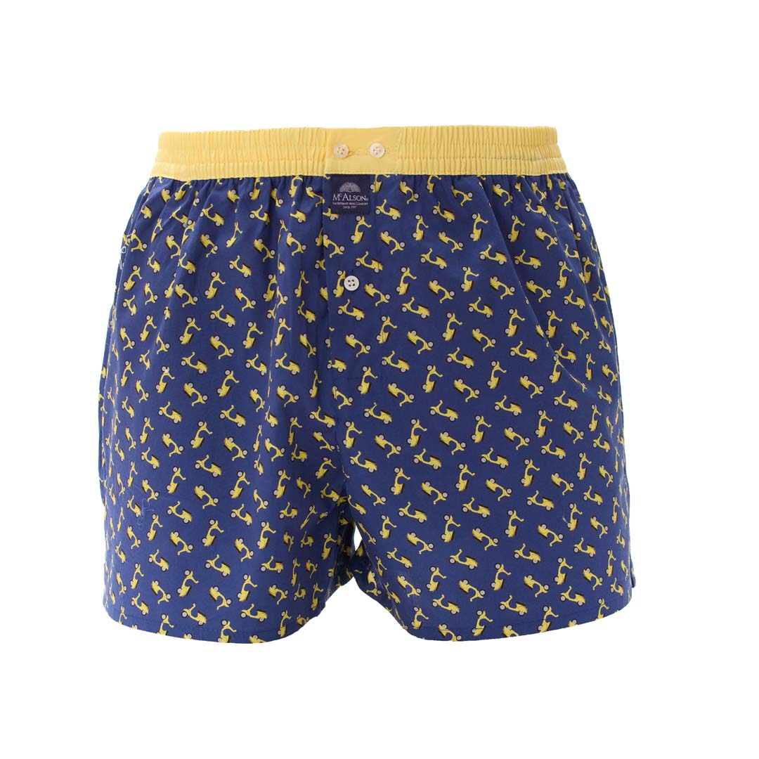 McAlson Boxershort met binnenbroek Scooter Yellow M5158