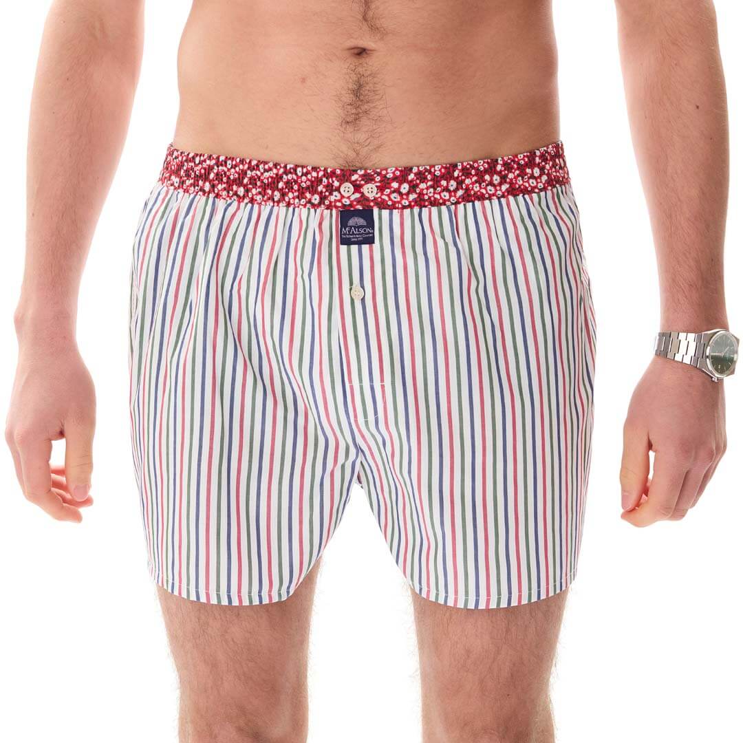 McAlsonBoxershortmetbinnenbroekStripedblueredgreenM5400rood__2