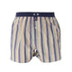 McAlson boxershort met streepjesprint in bruin, groen en navy. Perfecte stijl en comfort.