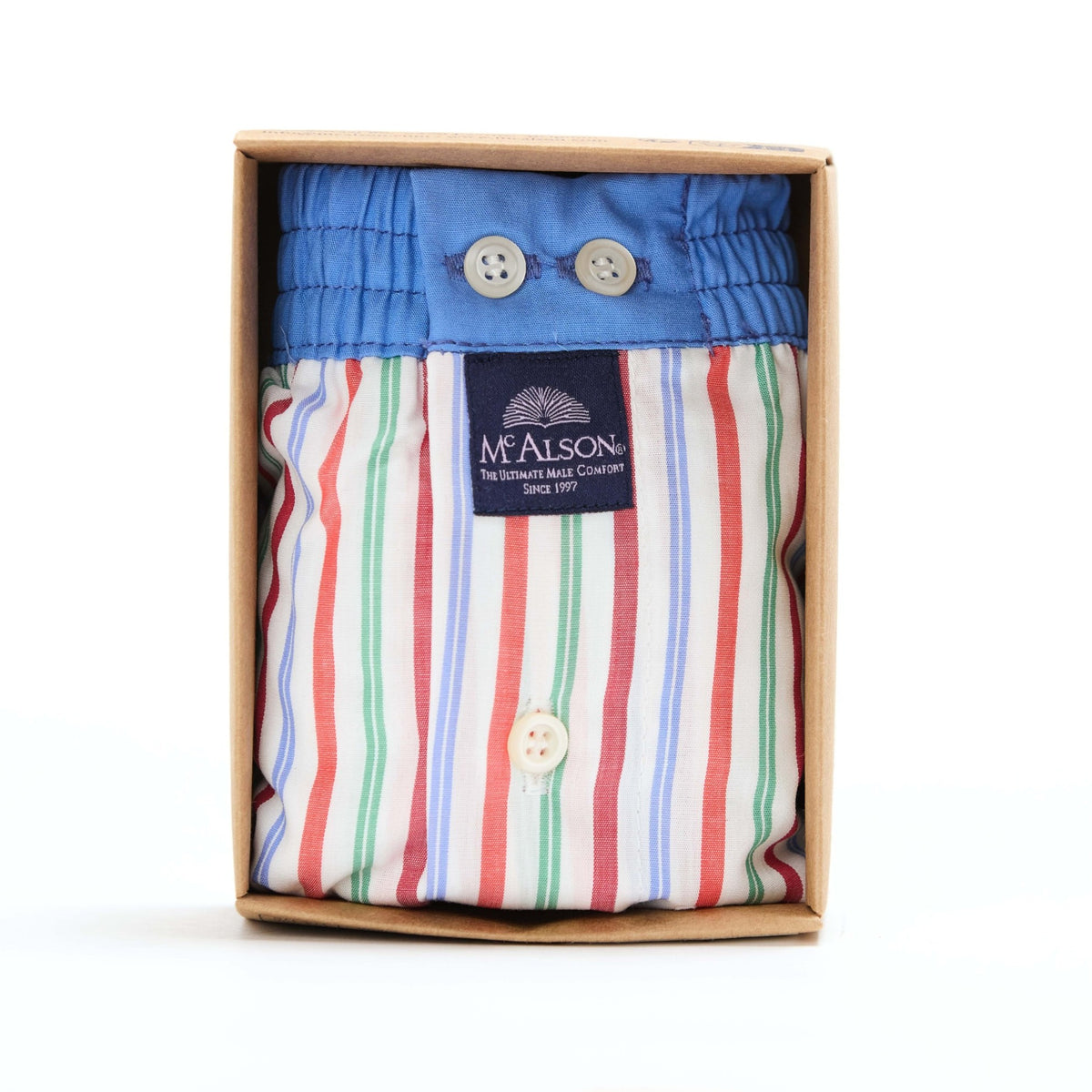 McAlsonBoxershortmetbinnenbroekStripedredenblueM5404blauw__1