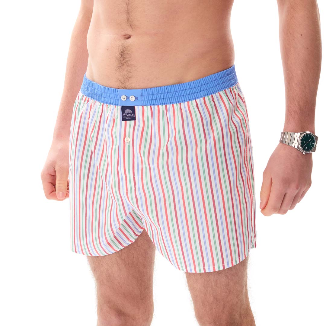 McAlsonBoxershortmetbinnenbroekStripedredenblueM5404blauw__3