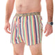 McAlson boxershort met streepjesprint in rood, geel en navy; comfortabele pasvorm met paisley boord.