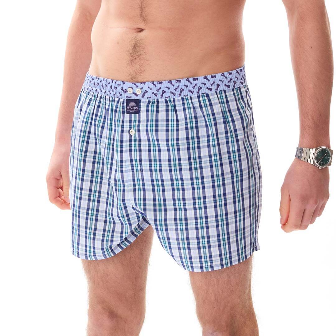 McAlsonBoxershortmetbinnenbroekTartanBlueenWhiteM5411blauw__3
