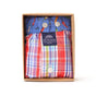 McAlson boxershort in geschenkdoos met kleurrijk tartanpatroon en drukknopen, stijlvol en comfortabel.