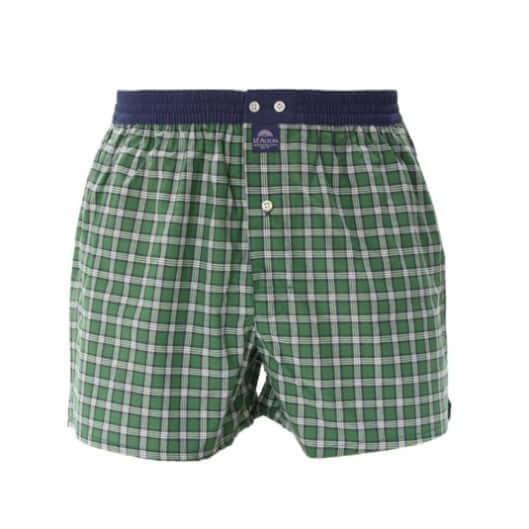 McAlson Tartan groene boxershort met binnenbroek en comfortabele pasvorm