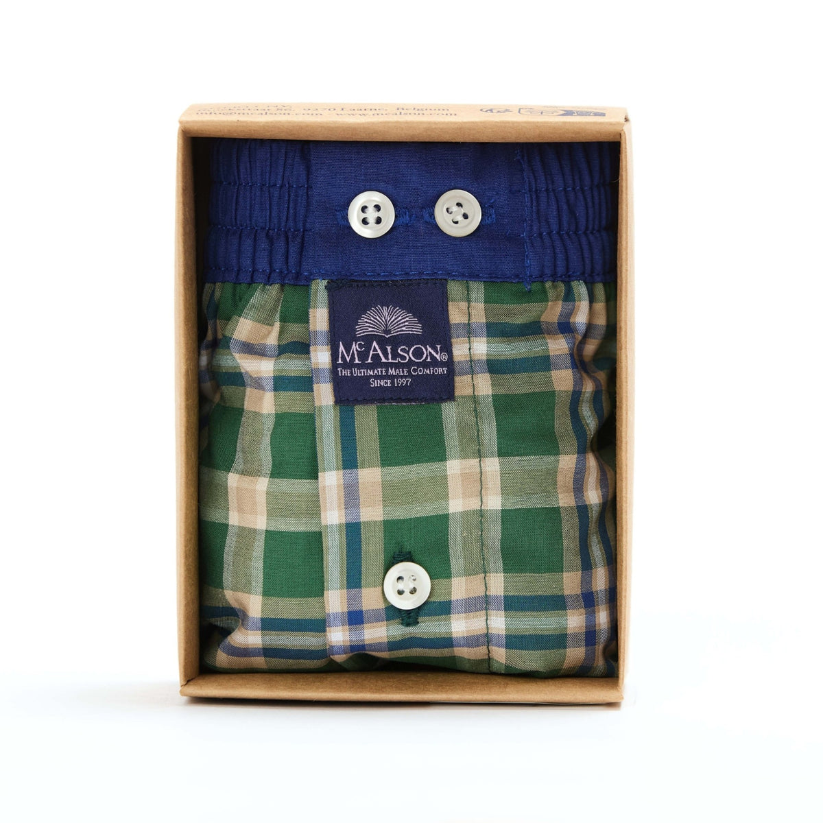 McAlsonBoxershortmetbinnenbroekTartangreenM5429donkerblauw__1