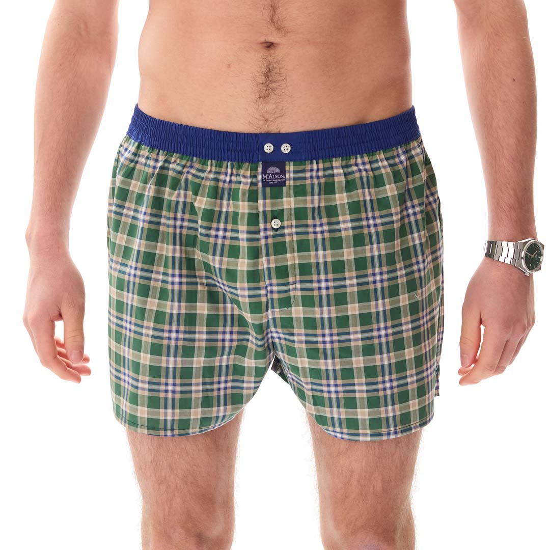 McAlsonBoxershortmetbinnenbroekTartangreenM5429donkerblauw__2