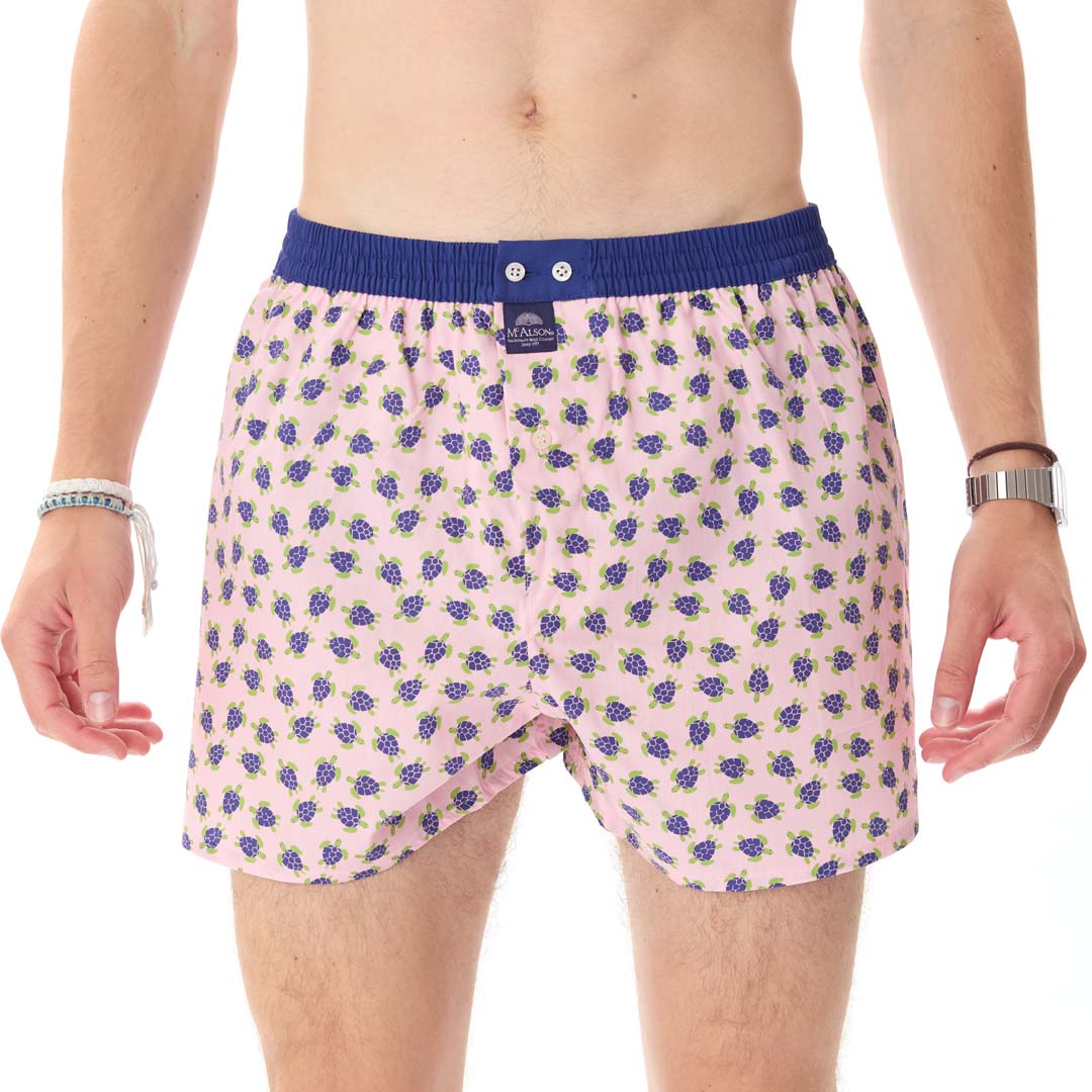 McAlson Boxershort met binnenbroek Turtle Pink M5171