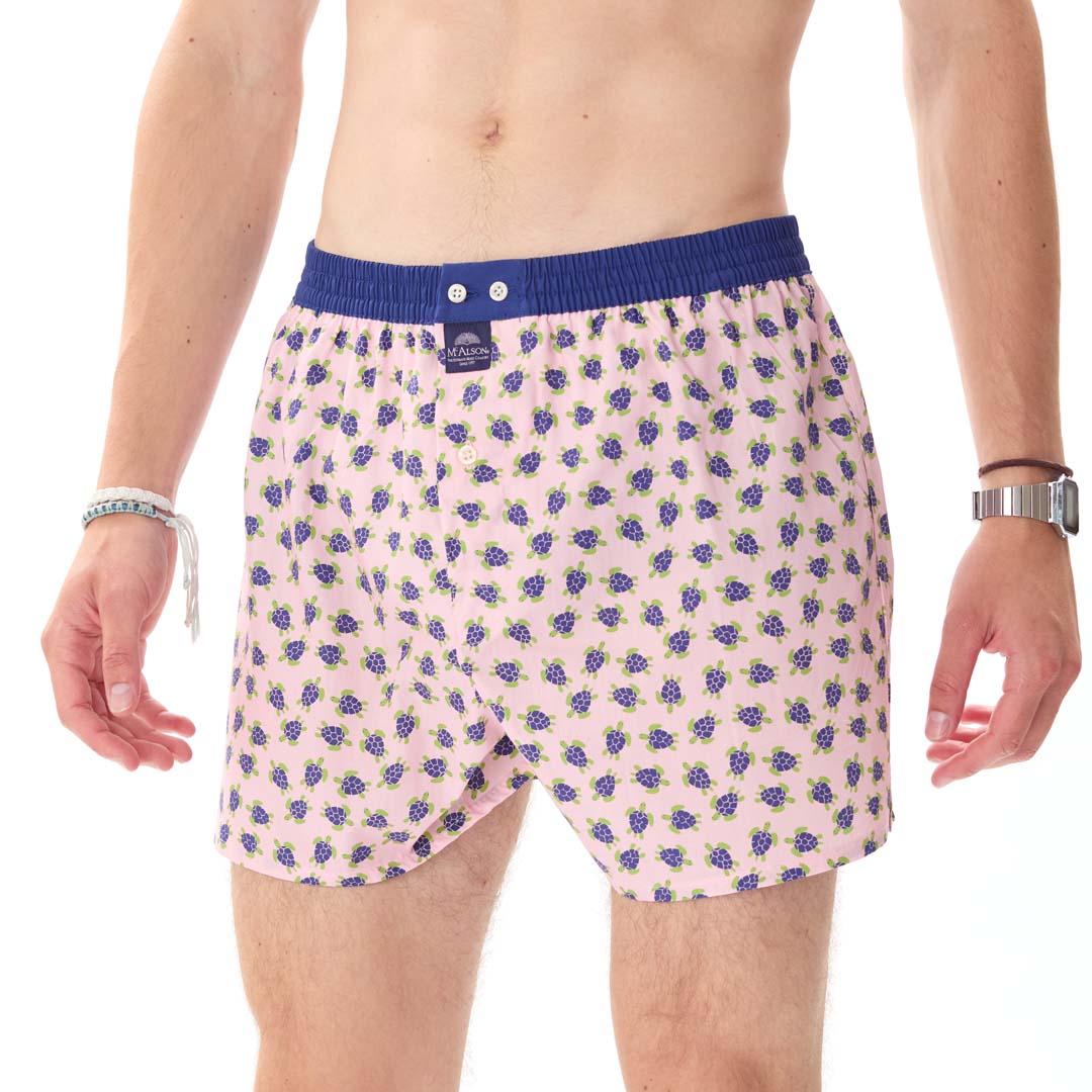 McAlson Boxershort met binnenbroek Turtle Pink M5171