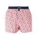McAlson Boxershort met binnenbroek Venetian Masks pink M5250, roze wijde boxer met Veneziaanse maskers print.